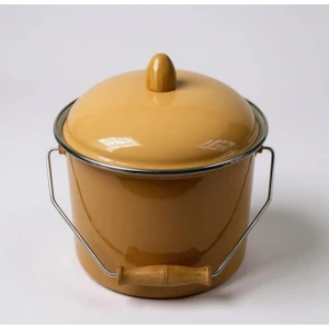 Alev Emaye Renkli Bakraç 5 Lt Yoğurt Tenceresi Bakliyat Saklama Tenceresi ( 20 cm 5 Lt )