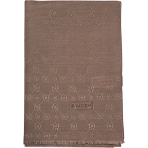 Pamuk Ipek Şal - Yeni Hologram - Karamel