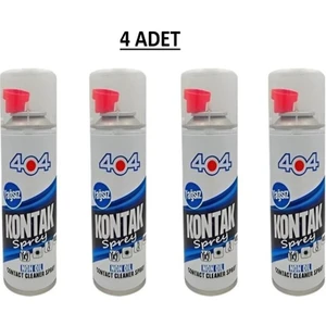 Kontak Sprey Yağsız 200 ml 4 Adet