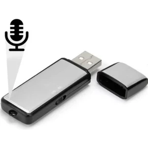 Ses Kayıt Cihazı USB Şeklinde Fark Edilmez Tasarım 16GB Sese Duyarlı Kayıt