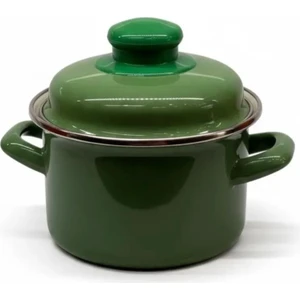 Alev Emaye Mini Tencere Yumurta Haşlama Mama ve Sos Tenceresi 12CM 900ML