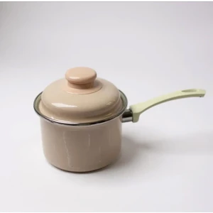 Alev Emaye Sütlük & Sosluk & Yumurta Haşlama Tenceresi Mini Turkuaz ( 0,9 Lt )