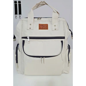 Bebek Bakım Çantası Organizatör Fonksiyonel Anne Bebek Bakım Sırt Çantası KREM