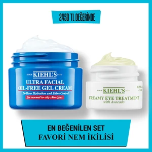 Ultra Facial Oil Free Cream - Avokadolu Göz Kremi Nem İkilisi Seti