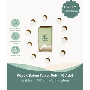 Nomowa Köpük Sabun Tablet Seti - 10 Adet (= 3.5 Litre Köpük Sabun)