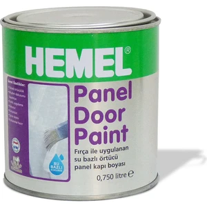 Hemel Panel Door Paint Polar White Amerikan Panel Kapı Boyası Beyaz 0,75 Lt