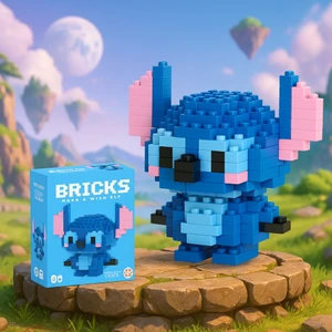Bricks Karakter Figürü 3D Yapboz Puzzle Yapı Oyuncakları