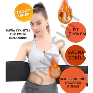 Unisex Termal Korse Bel Göbek Basen Korse Terleme Kemeri