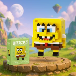Bricks Karakter Figürü 3D Yapboz Puzzle Yapı Oyuncakları