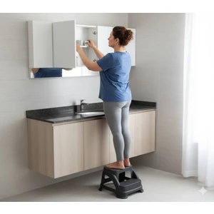 135 kg Taşıma Kapasiteli Basamaklı Tabure