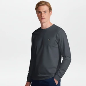 Merserize Uzun Kollu Interlok T-Shirt