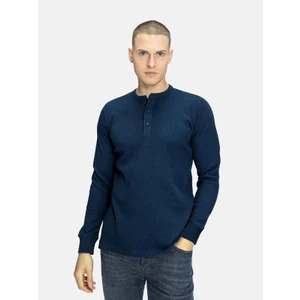 Erkek Henley Uzun Kollu T-Shirt