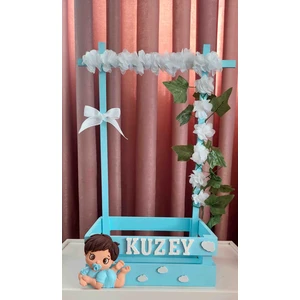 Bebek Hediyelik Bebek Sepeti Yeni Doğan Sepeti 40 Uçurma Sepeti