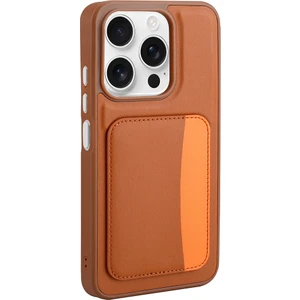 Nova Global Redmi 15C Kılıf Kartlıklı Zore X-Kart Silikon Kapak - Kahverengi