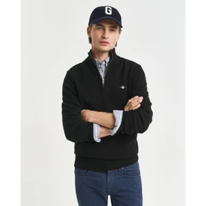 Erkek Regular Fit Yarım Fermuar Triko