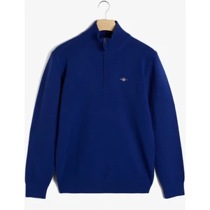 Erkek Regular Fit Yarım Fermuar Triko