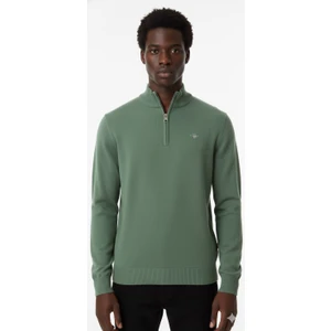 Erkek Regular Fit Yarım Fermuar Triko