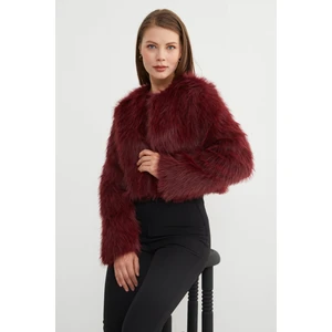 Suni Kürk Crop Ceket