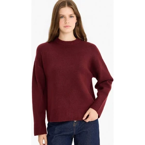 Oversize Geniş Kalıp Bisiklet Yaka Triko Kazak R6044AZ25WN