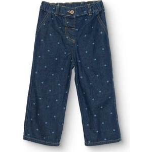 Hellobaby Kız Bebek Denim Pantolon Reçme Paça
