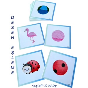 Loyameri Kidsshop Desen Eşleme Kartları/ Dikkat Odaklanma Etkinlik