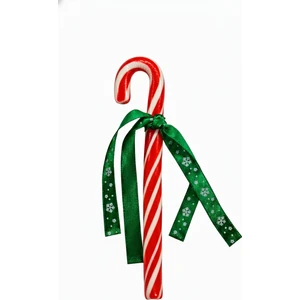 Baston Şeker  5 Adet  Kırmızı Beyaz Hediyelik Yılbaşı