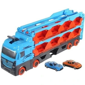 Hız Sürat Rampalı Yarış Pisti 2 Metre Özellikli 2 Araçlı Araç Taşıyıcı Oyuncak Tır