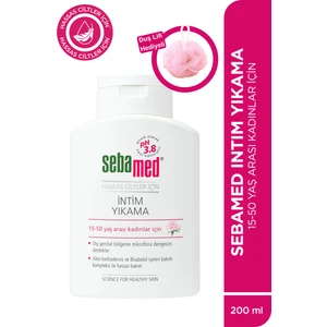 İntim Yıkama Jeli - Hassas Ciltler için ph 3.8 Dış Genital Bölge Temizleyici İntim Bakım Ürünü 200ml +Duş Lifi Hediyeli Set