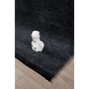 Kupon Halı Antrasit Şönil Kilim Halı – Salon, Oturma Odası, Çocuk Odası ve Mutfak Yolluk Makine Dokuma Hasır/sisal Desen