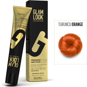 Glam Look Kalıcı Saç Boyası | 5.3 TURUNCU | 100 ml | Koruyucu, nemlendirici, besleyici yağlar, düşük amonyak seviyesi, profesyonel 79 renk