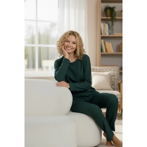 Raporlu %100 Pamuk Kışlık Kadın Ev Giyim Takımı | Kadın Pijama Takımı