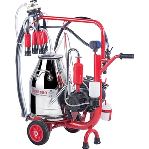 KM04080 Tek Sağım Tek Güğüm Cyk Süt Sağım Makinesi 30 Litre (Yağlı)