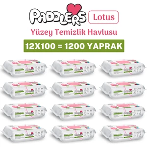 Easy Clean Lotus Çiçeği Yüzey Temizlik Havlusu 12X100 (1200 Yaprak)