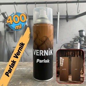 Sprey Parlak Vernik Ahşap Metal Tüm Yüzeyler İçin 400 ml İç Dış Mekan Koruma Katmanı Akrilik Esaslı
