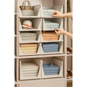 Vesta Life 3 Adet Dolap içi Düzenleyici, Kayar Raf Çok Amaçlı Dolap içi Kıyafet Organizeri Düzenleyici Ayarlanabilir Raf