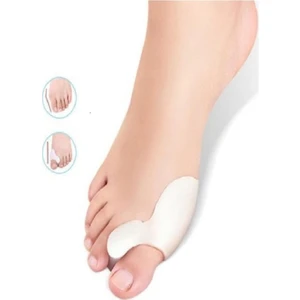 Bir Ortopedi Silikon Bunyon Koruyucu Makara Ayak Başparmak Kemik Koruyucu Halluks Valgus Parmak Koruyucu Kemik Çıkıntısı Önleyici