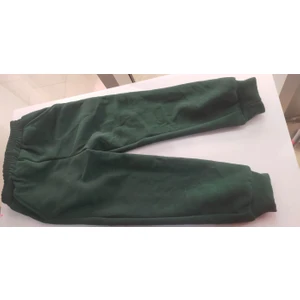 Zümrüt Yeşili Çocuk Eşofman Altı 3iplik