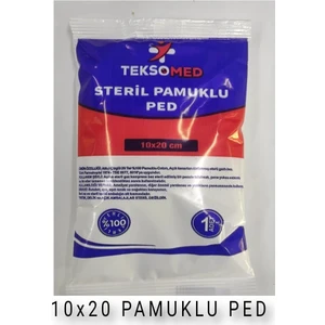 10X20 Steril Pamuklu Ped 10 Adet