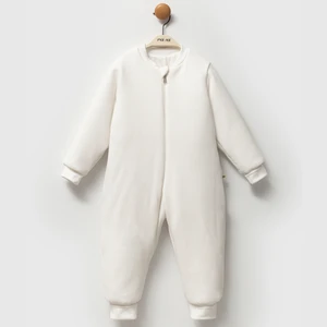 Moi Noi Fermuarlı Bisiklet Yaka Uyku Tulumu Unisex 2,5 Tog Waffle Kendinden Desenli