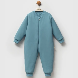 Moi Noi Fermuarlı Bisiklet Yaka Uyku Tulumu Unisex 2,5 Tog Waffle Kendinden Desenli