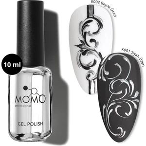 Momo Professional Kalıcı Oje Milky Top Coat 10 ml Yapışkansız ve Parlak Finish
