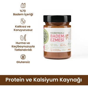Lezzet Aslında Keçiboynuzlu Badem Ezmesi 300 gr