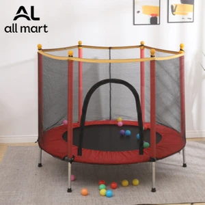 Fileli Büyük Boy Trambolin 140 cm Çap Kırmızı