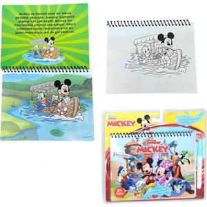 Oyuncak Gidiyor Mickey Sihirli Özel Sulu Kalem İle Boyama Kitabı Sihirli Boyama