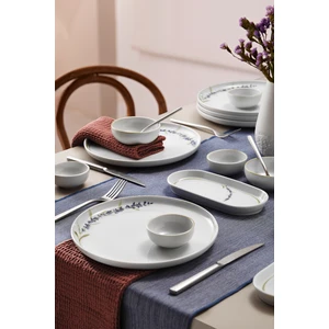 Kütahya Porselen Lavender 14 Parça 6 Kişilik Kahvaltı Takımı