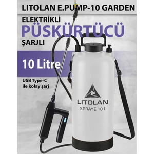 10 Lt. Şarjlı ilaçlama pompası, Zirai Ilaçlama, Sulama Elektrik Pompası, Omuz Tipi
