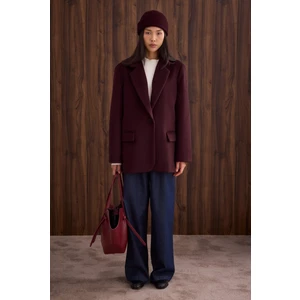 Blazer Kaban Bordo
