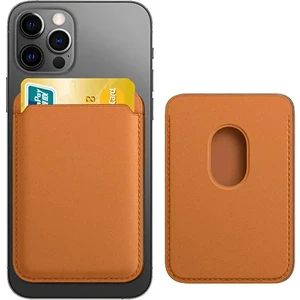 Apple iPhone 11 / 12 / 13 / 14 / 15 / 16 / 17 Serisi ile Uyumlu Deri Cüzdan Magsafe Kartlık