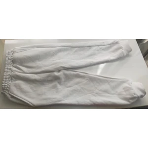 Bayram Tekstil Beyaz Çocuk Eşofman Altı 3 Iplik Şardonlu