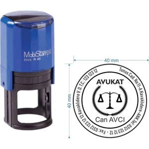 R40  Kişiye Özel Avukat Kaşesi